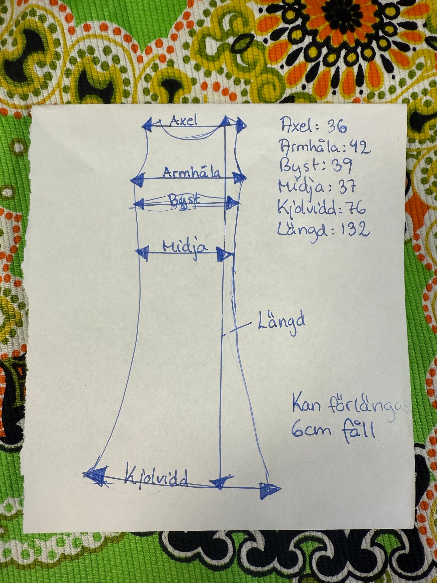 Vintageklänning - Brilina - Strl 38